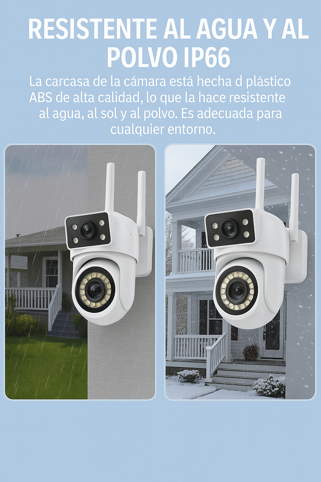 CÁMARA PTZ WI-FI FHD DOUBLE LENTE VISIÓN