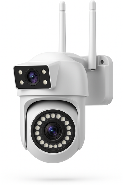 CÁMARA PTZ WI-FI FHD DOUBLE LENTE VISIÓN